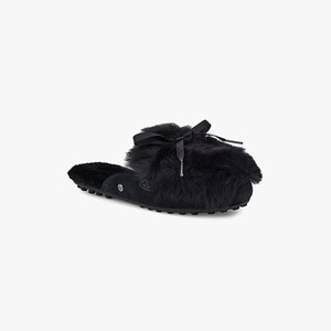 Ugg Shaine Fluff Women Flats Black (9813OGCYZ)